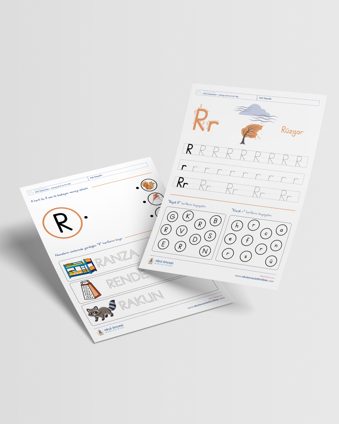 Harf ve Ses Tanıma - 2.Grup (O-K-U-R-I-M)