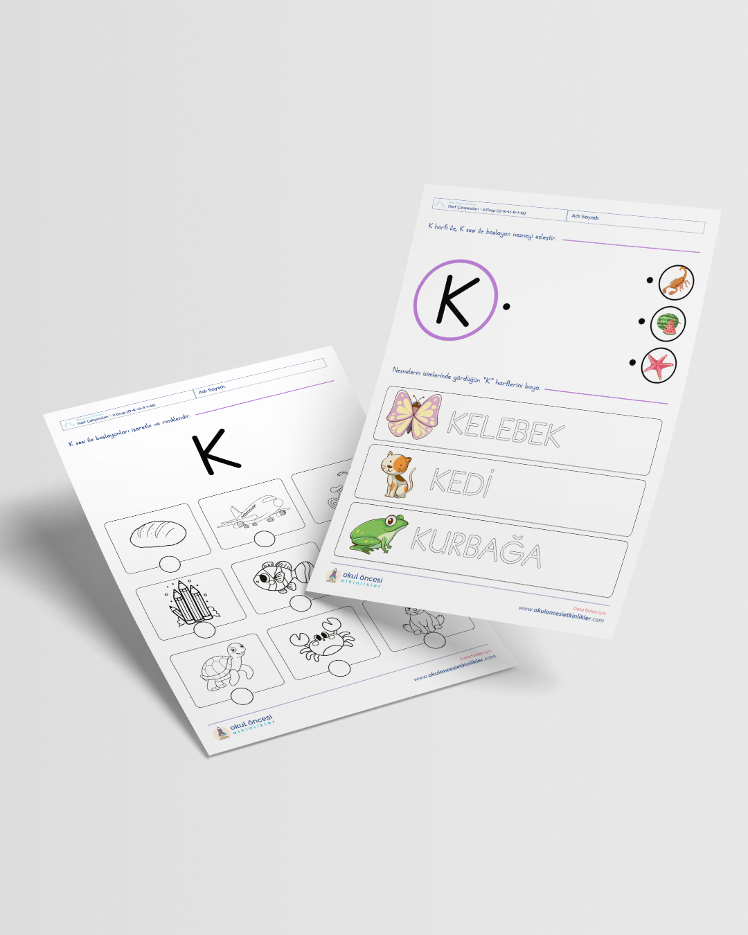 Harf ve Ses Tanıma - 2.Grup (O-K-U-R-I-M)