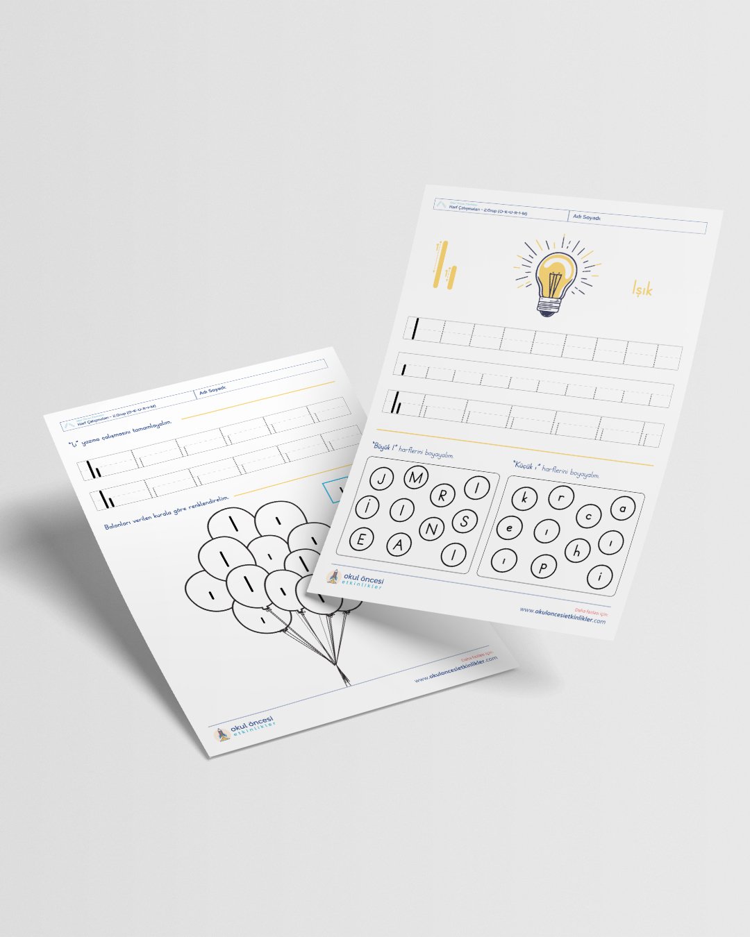 Harf ve Ses Tanıma - 2.Grup (O-K-U-R-I-M)