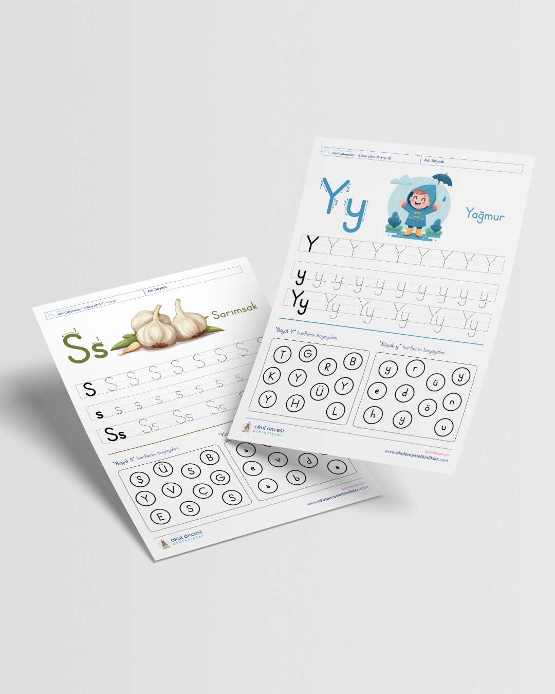 Harf ve Ses Tanıma - 3.Grup (Ü-S-Ö-Y-D-Z)