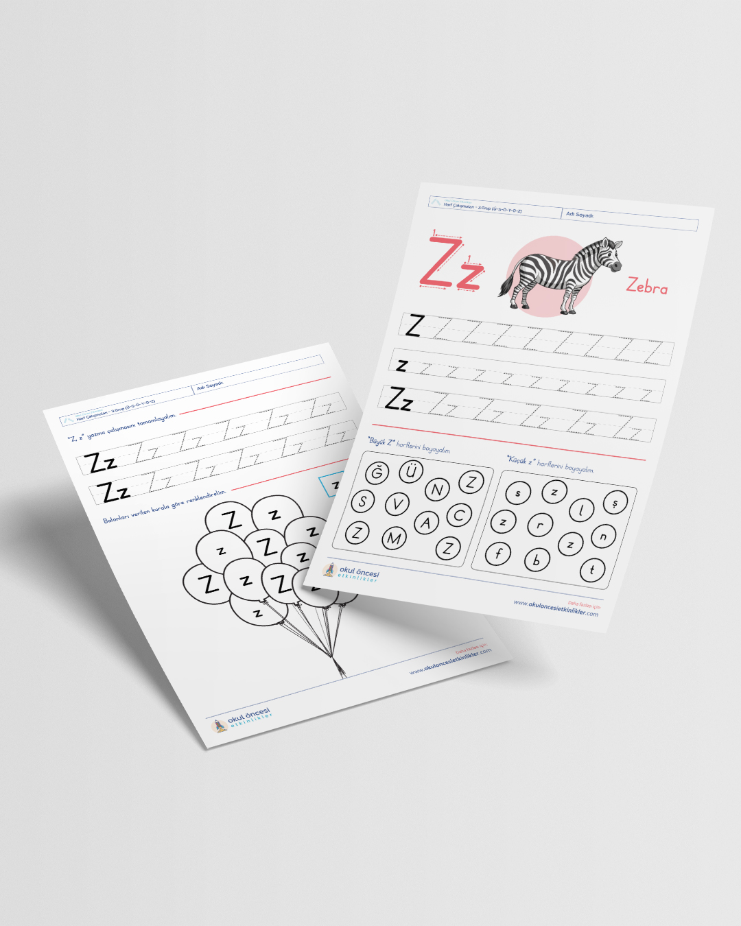 Harf ve Ses Tanıma - 3.Grup (Ü-S-Ö-Y-D-Z)