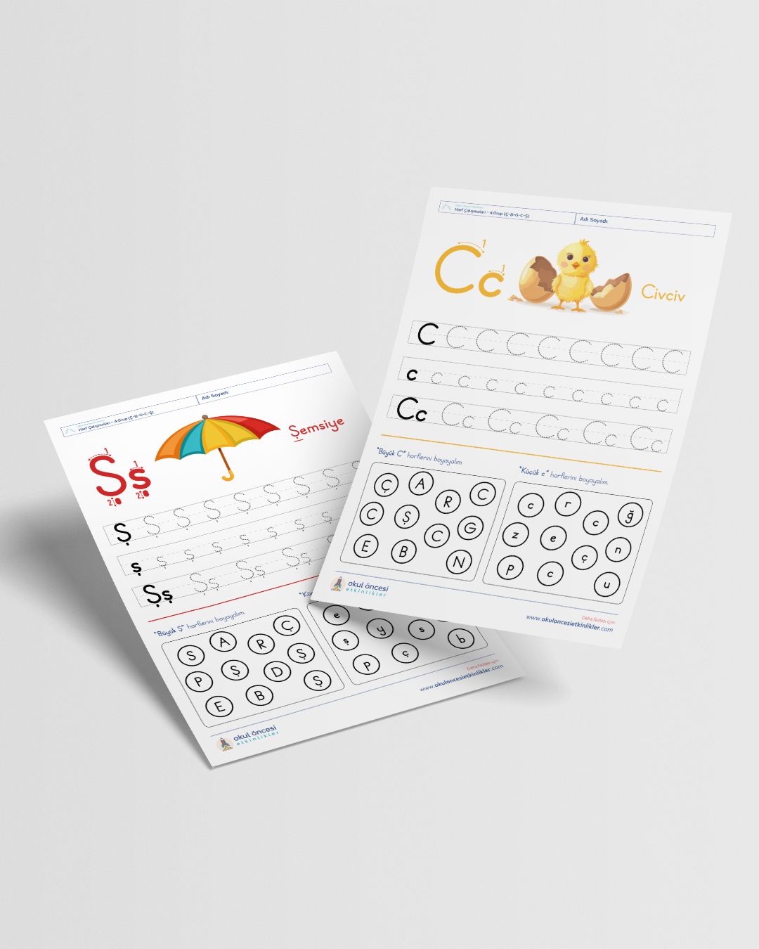 Harf ve Ses Tanıma - 4.Grup (Ç-B-G-C-Ş)