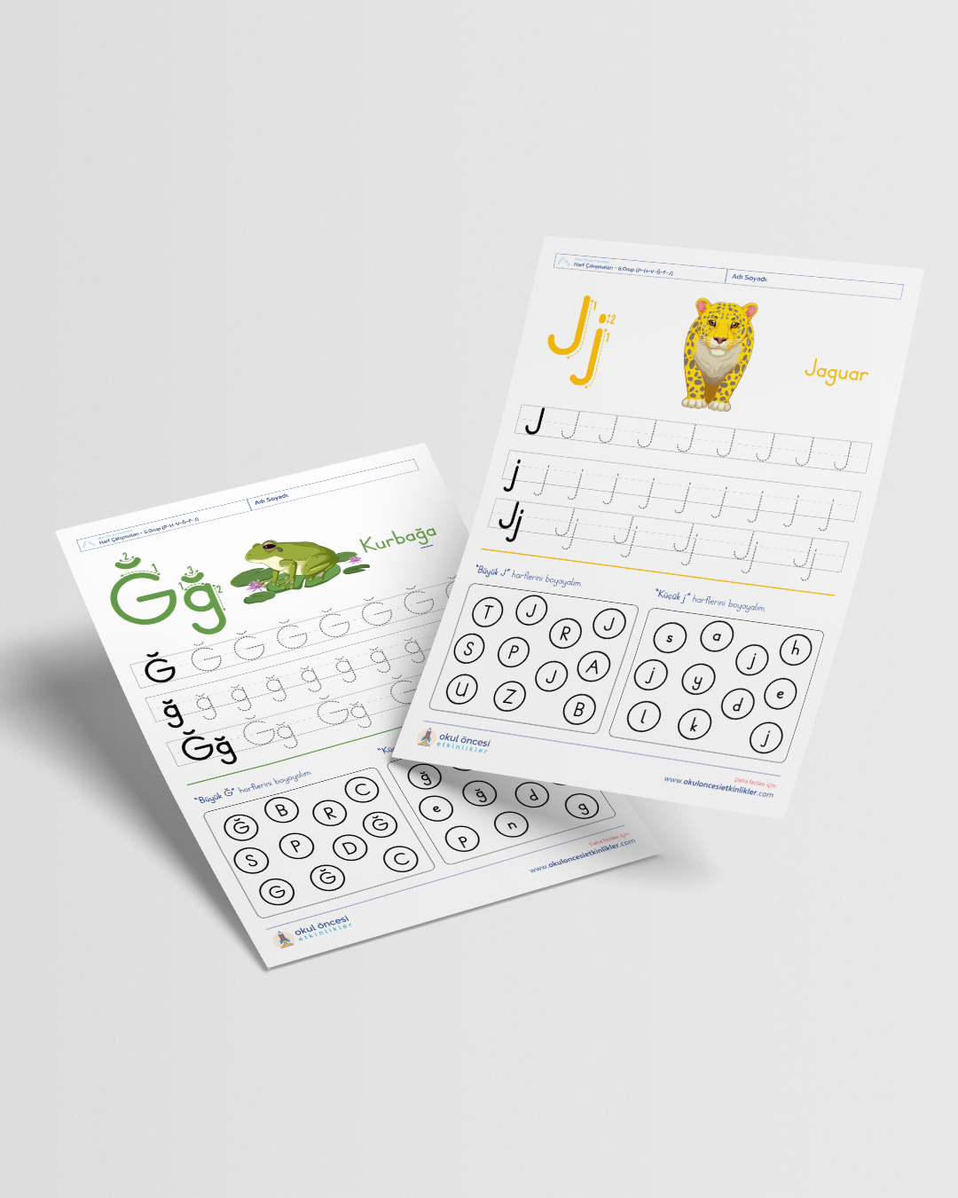 Harf ve Ses Tanıma - 5.Grup (P-H-V-Ğ-F-J)