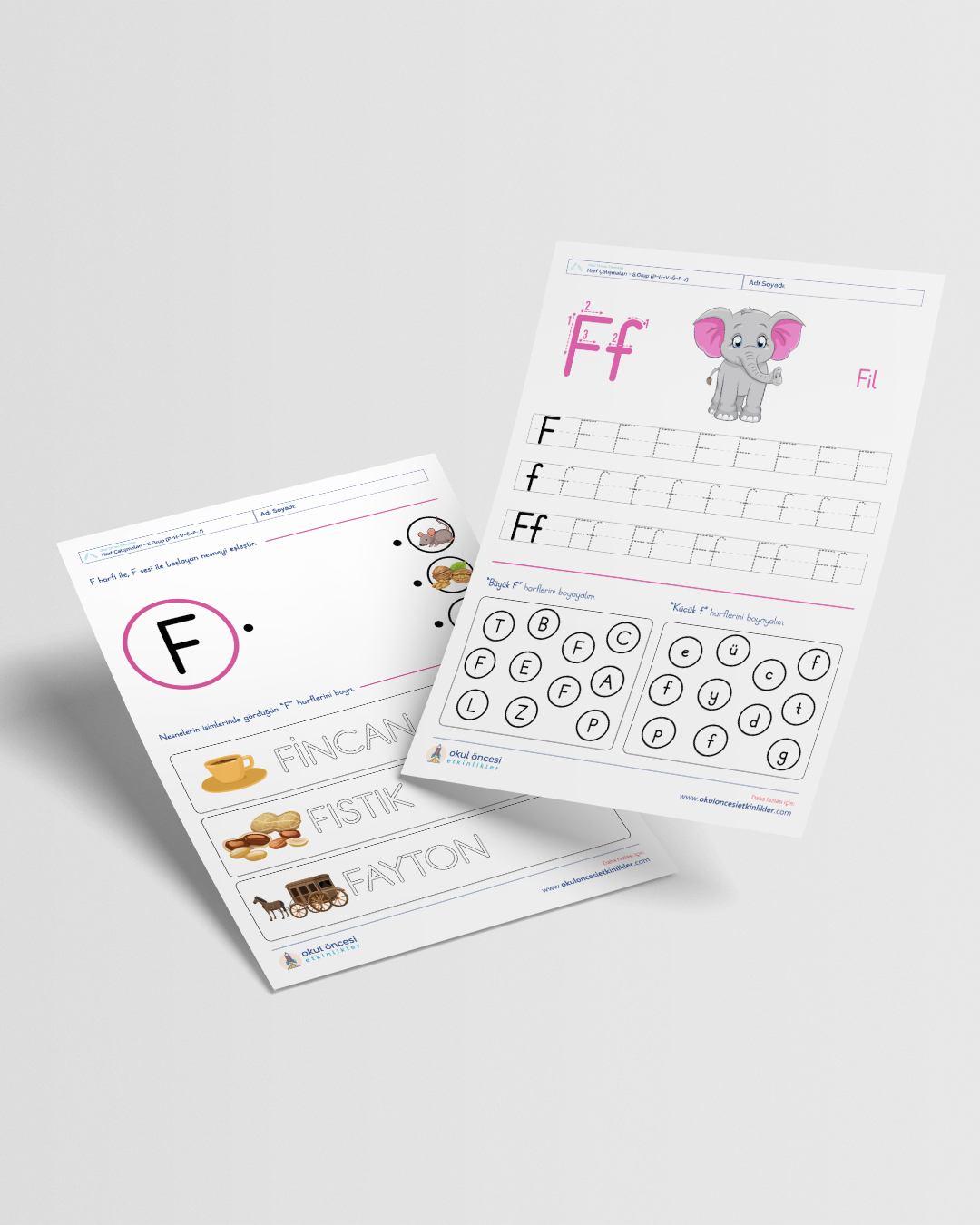 Harf ve Ses Tanıma - 5.Grup (P-H-V-Ğ-F-J)