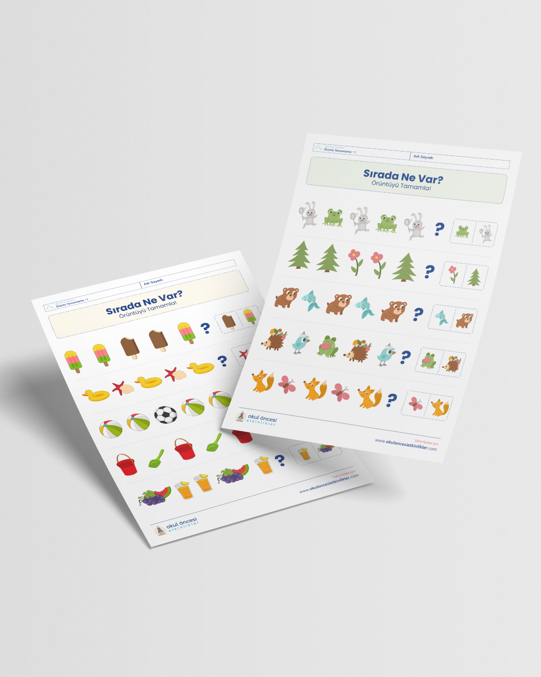 Örüntü Tamamlama - 1