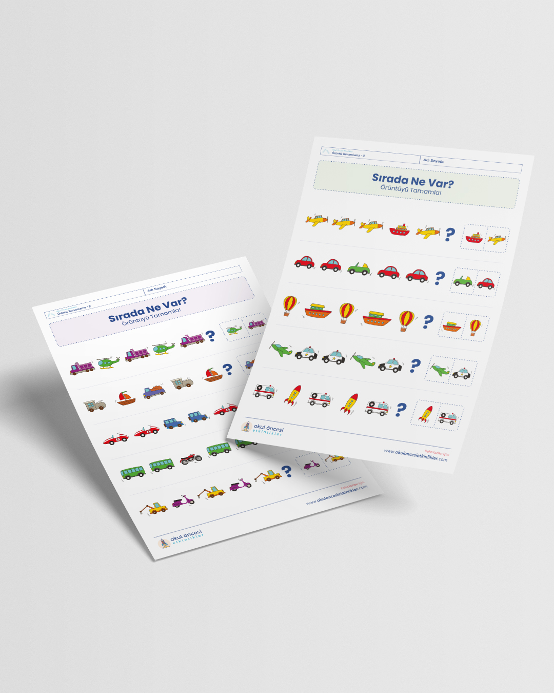 Örüntü Tamamlama - 2