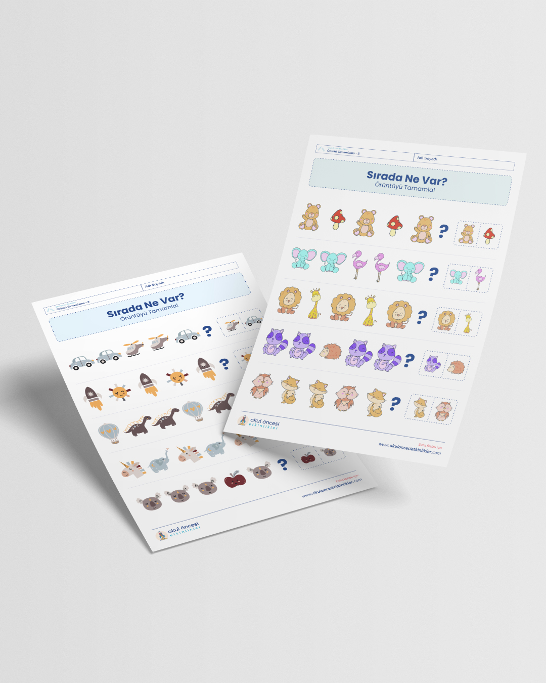 Örüntü Tamamlama - 2