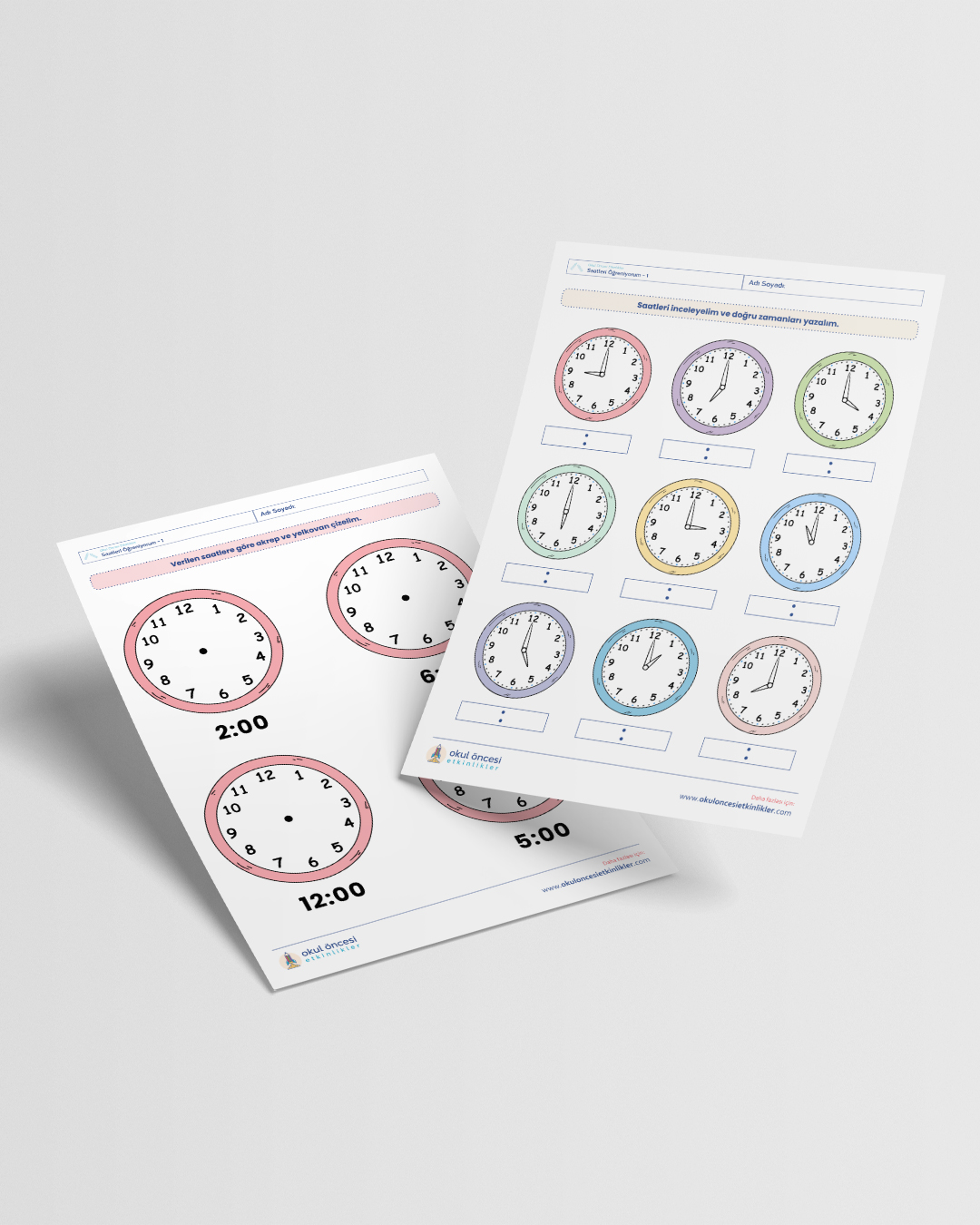 Saatleri Öğreniyorum - 1