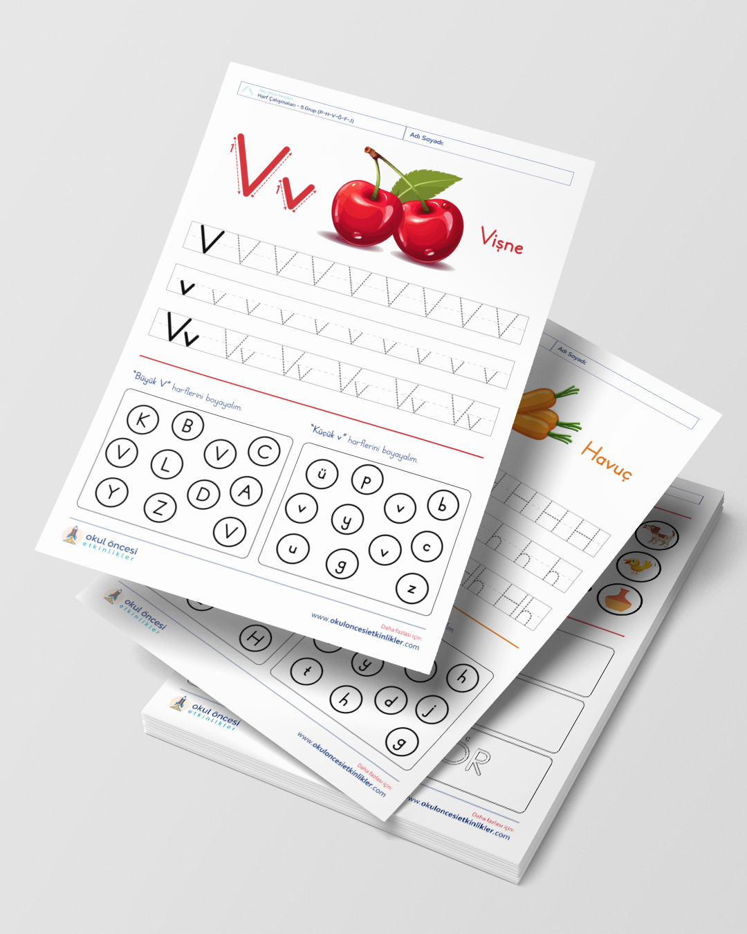 Harf ve Ses Tanıma - 5.Grup (P-H-V-Ğ-F-J)